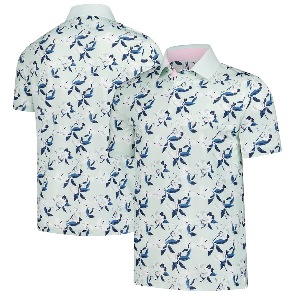 Arnold Palmer Puma MATTR Spring Florals Polo - Mint