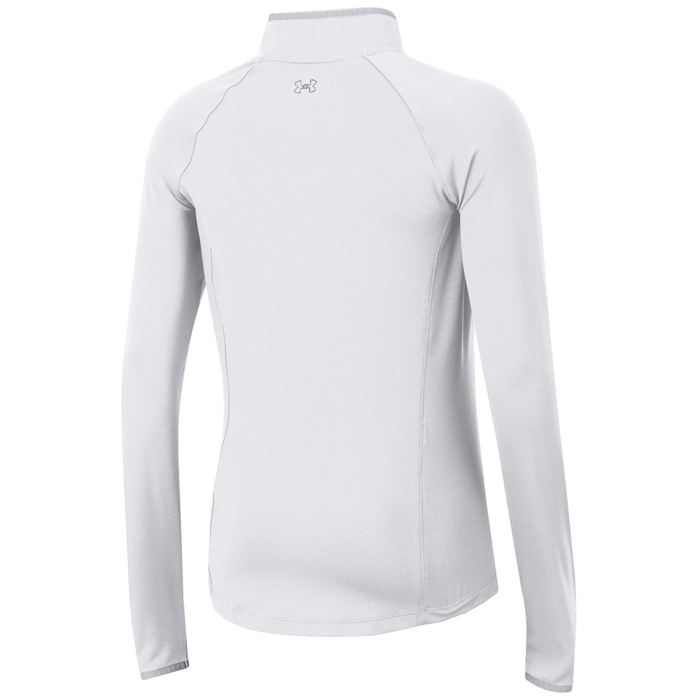  Arnold Palmer Invitational Under Armour Women's T2 Green Quarter-Zip Pullover Top - White