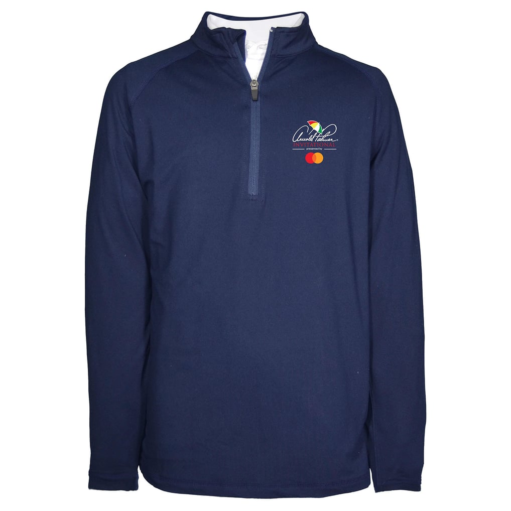Arnold Palmer Invitational Garb Youth Matthew Quarter-Zip Top - Navy