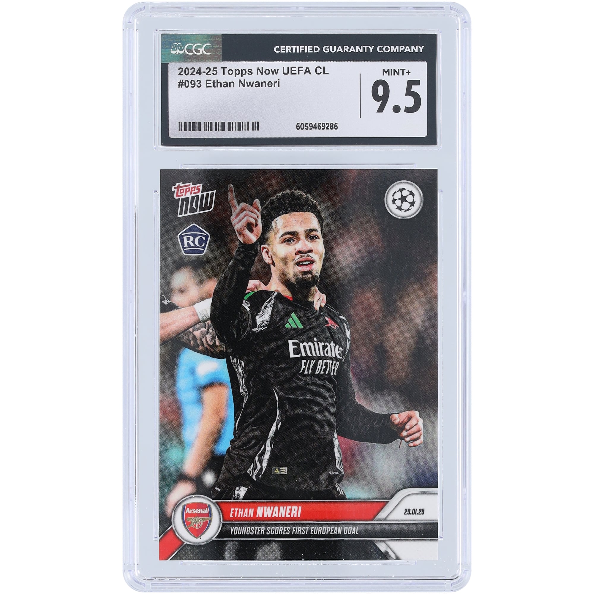 Ethan Nwaneri イーサン・ヌワネリ Topps UCC 2025-26 Auto 直筆 