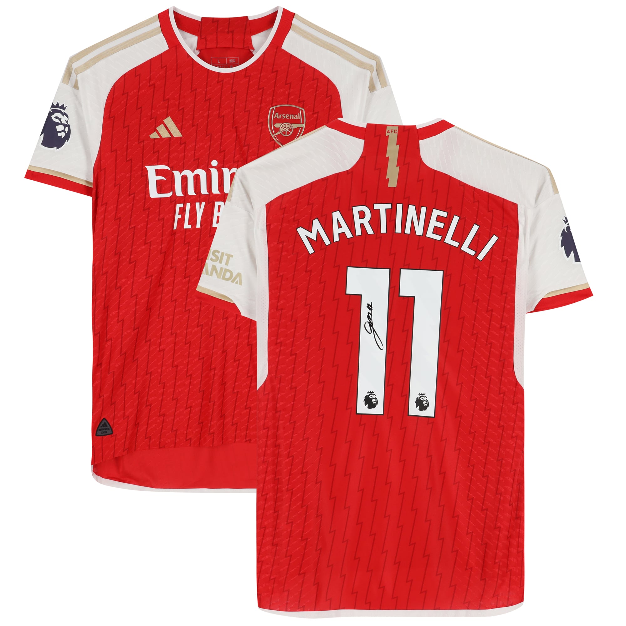 Gabriel Martinelli Arsenal Autographed Fanatics Authentic 2023-24 