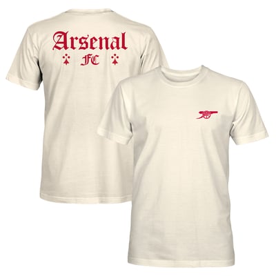  Arsenal 1863FC Emblem Heavyweight T-Shirt - Cream