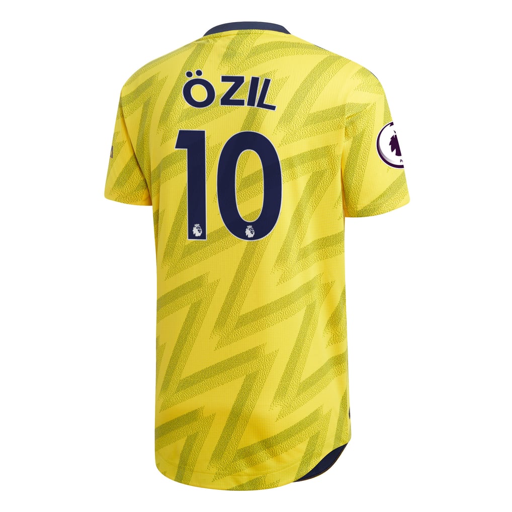 yellow arsenal jersey ozil Mesut Özil Arsenal adidas 2019/20 Away Authentic Player Jersey