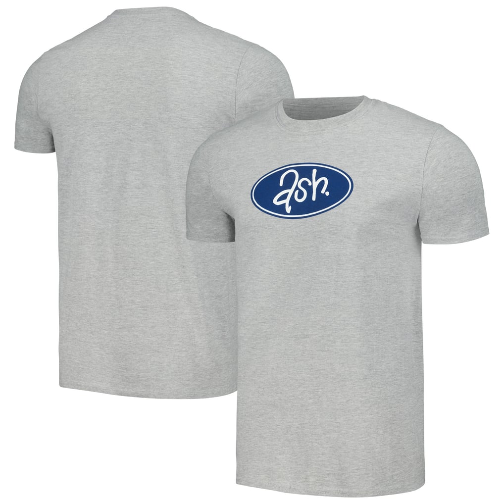 Ash Unisex Retro Logo T-Shirt - Gray