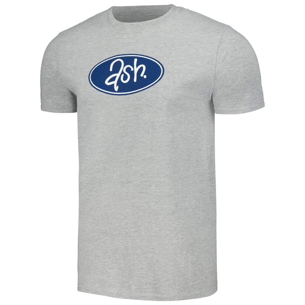Ash Unisex Retro Logo T-Shirt - Gray