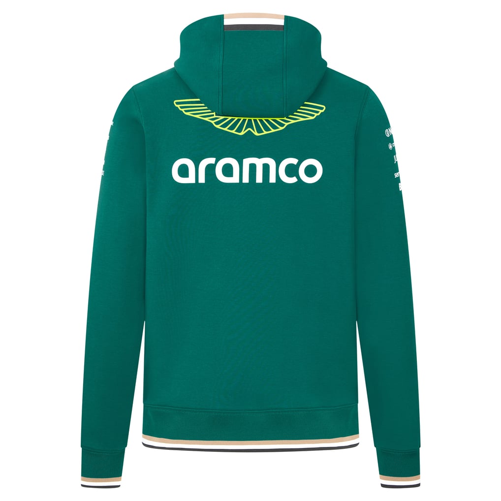  Aston Martin Youth Replica Team Tri-Blend Pullover Hoodie - Green