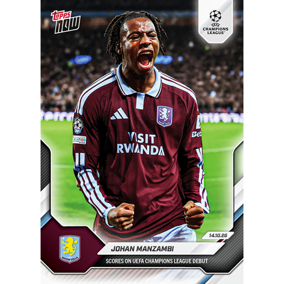 Johan Manzambi - 2026-27 UCL Topps NOW® - Card 26