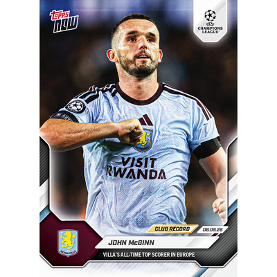 John McGinn - 2026-27 UCL Topps NOW® - Card 5