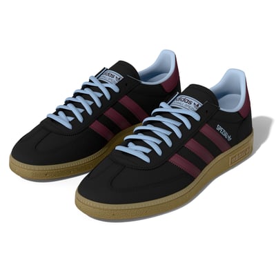 Aston Villa adidas Handball Spezial Shoes - Black/Maroon
