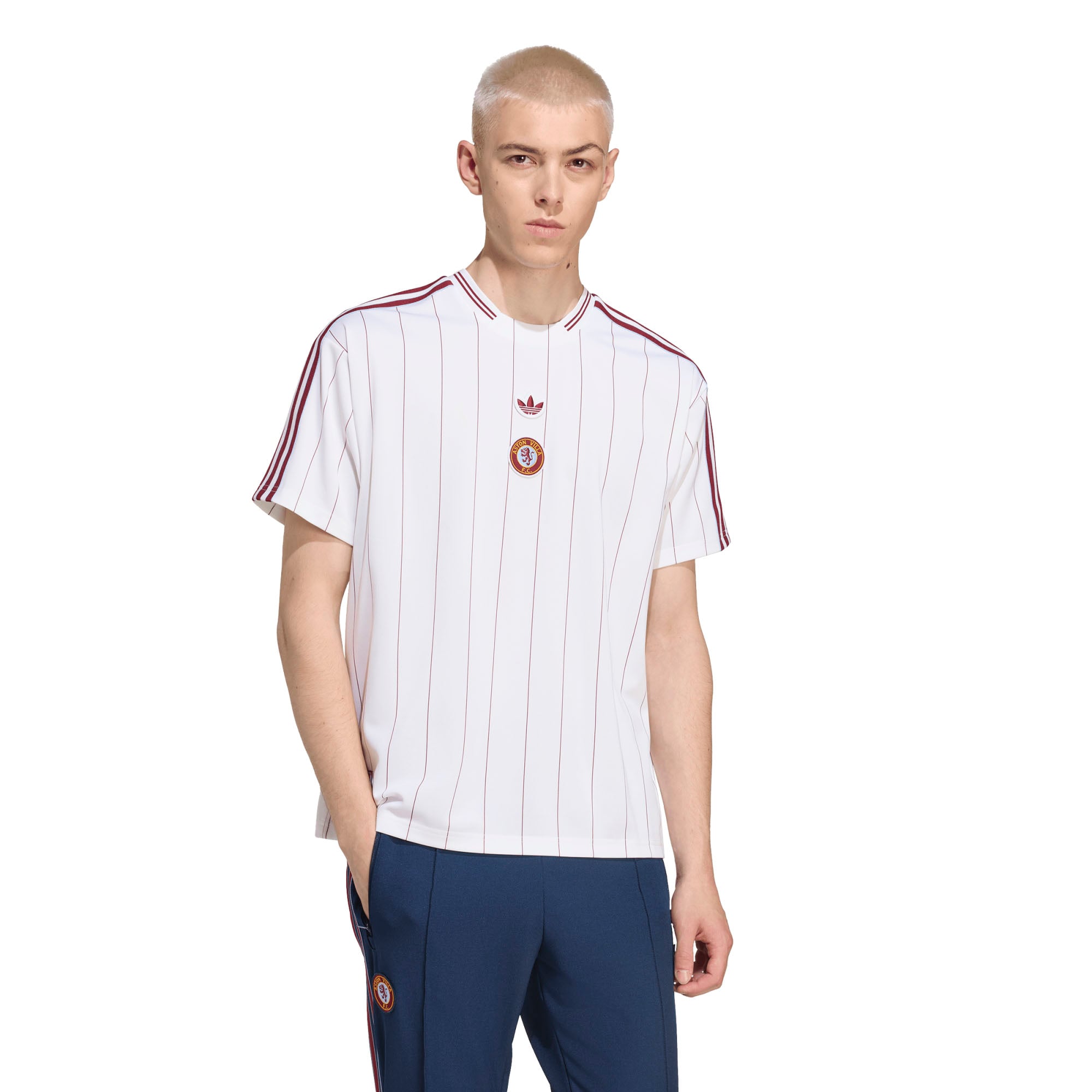 Aston Villa adidas Unisex Terrace Icons Jersey - White