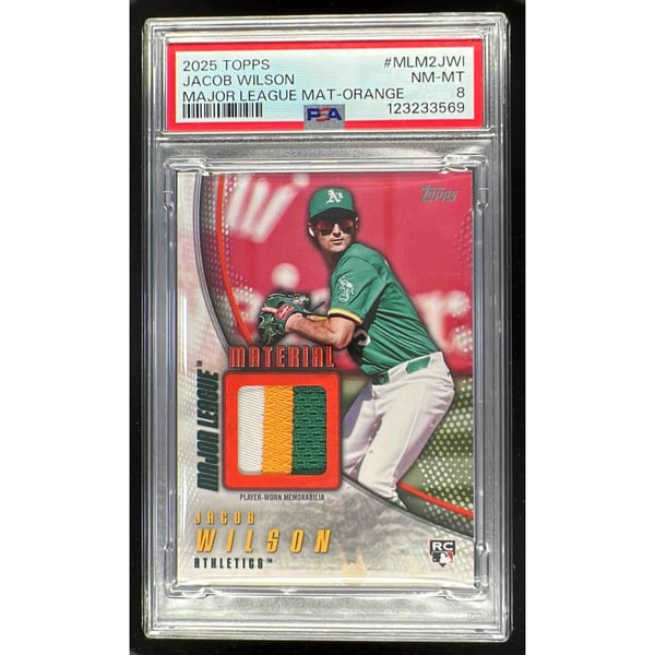 2025 Topps Major League Material Relics Orange #JWI Jacob Wilson 