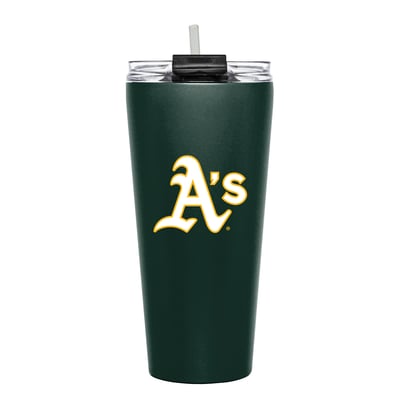 Athletics 32oz. Double Play Big Slim Tumbler
