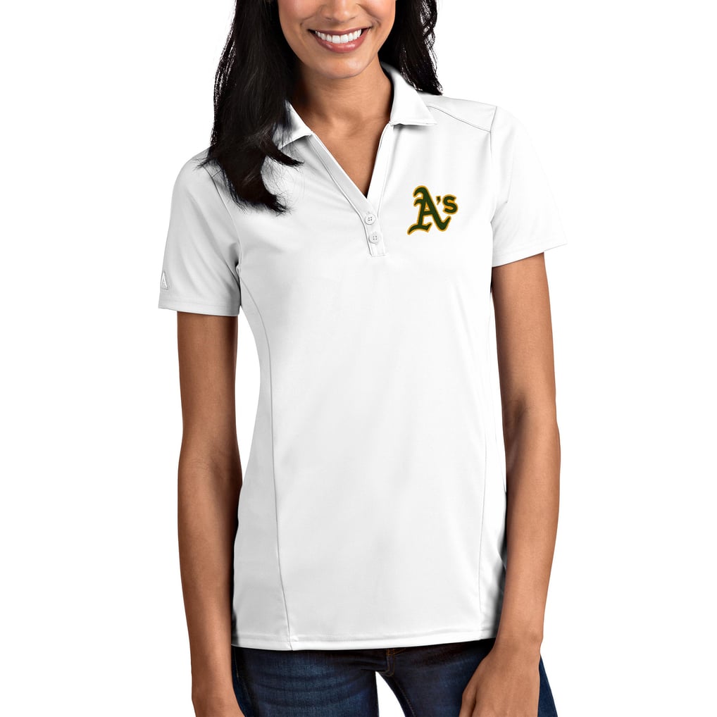 Athletics Antigua Women's Tribute Polo - White