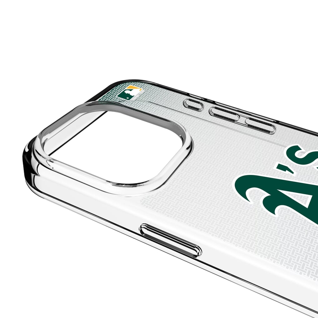 Athletics Linen Logo iPhone Clear Case
