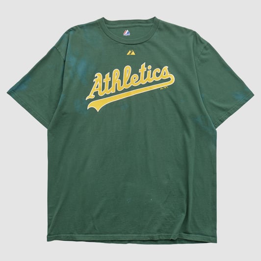 Athletics Majestic 2010s T-shirt - Green - XL by Fanatics Real Vintage