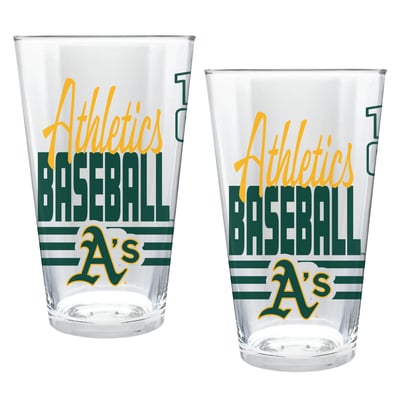 Athletics Two-Piece 16oz. Heritage Pint Glass Set