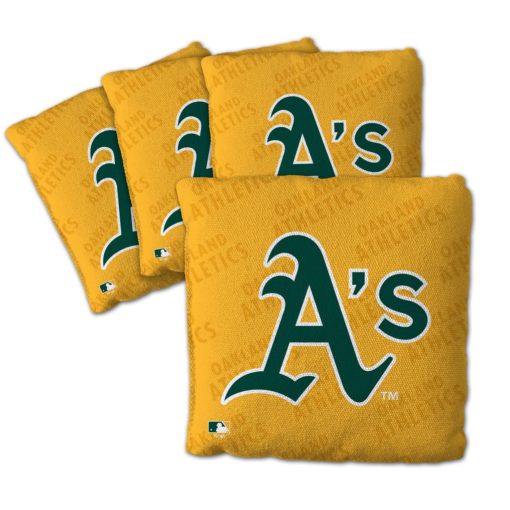 Athletics Fanpoint Four-Piece Cornhole Bag Set