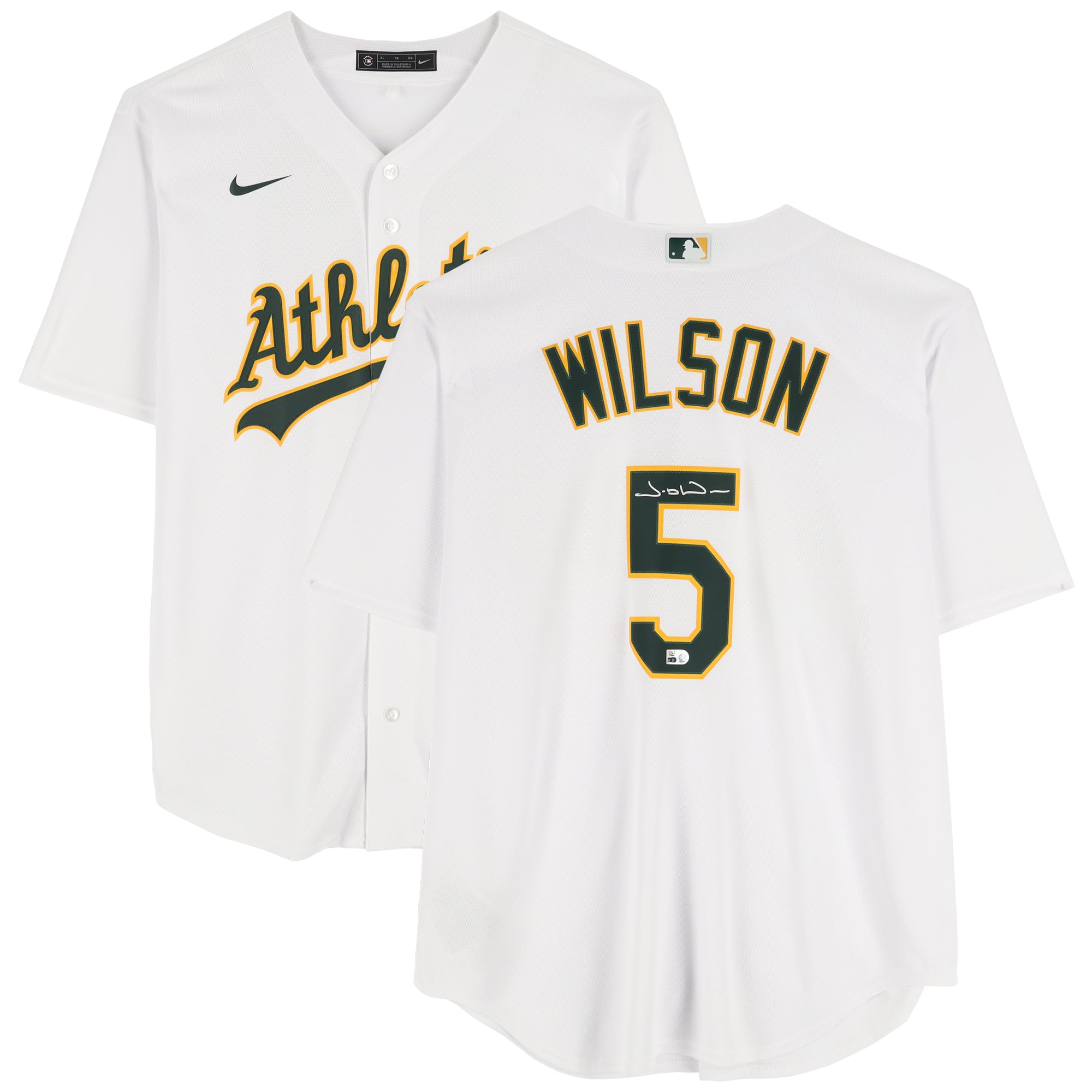 Jacob Wilson Athletics Autographed Fanatics Authentic White Nike 