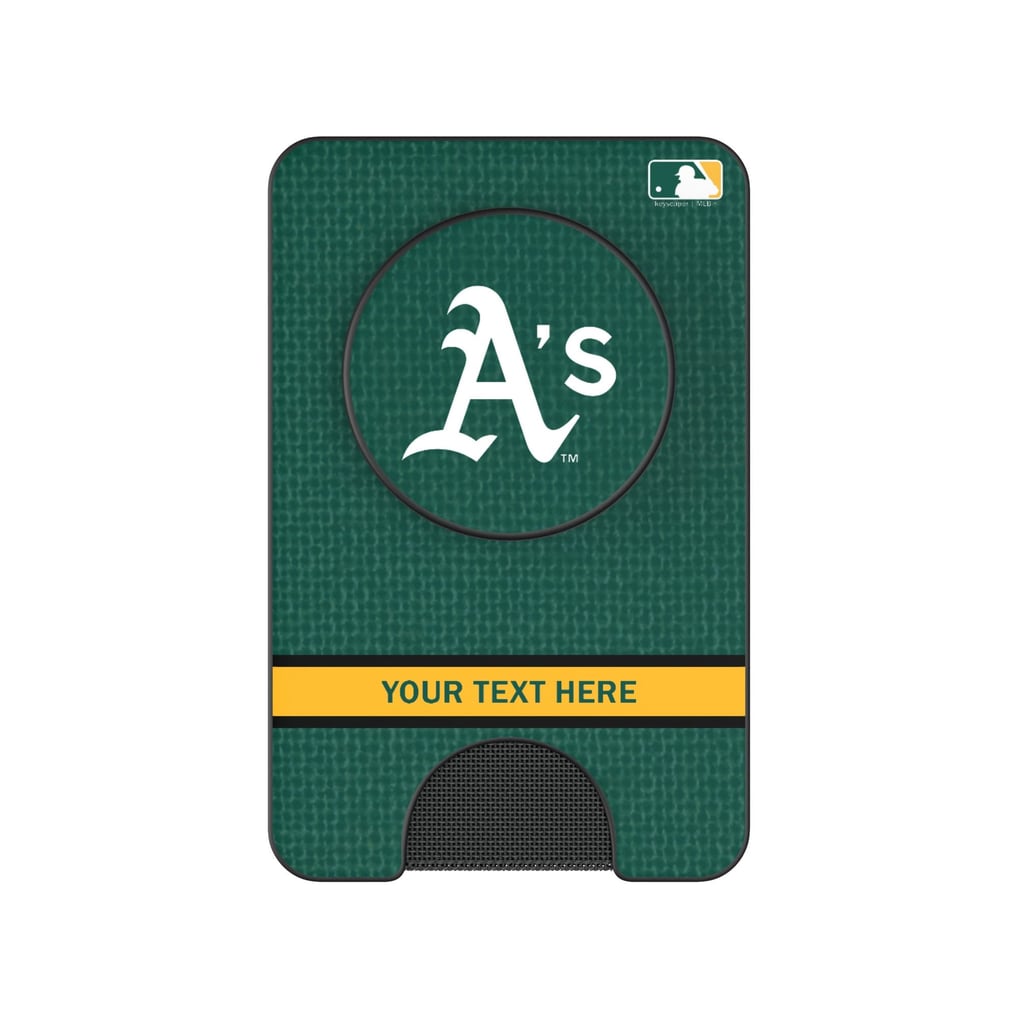 Athletics Keyscaper Personalized Solid PopSockets Magnetic Wallet