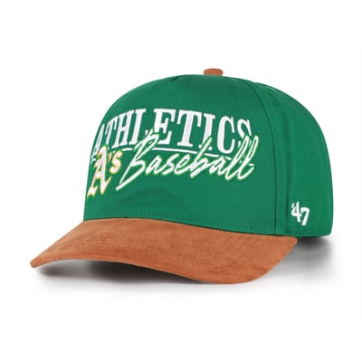 Athletics '47 Scribe Line Hitch Adjustable Hat - Green/Light Brown