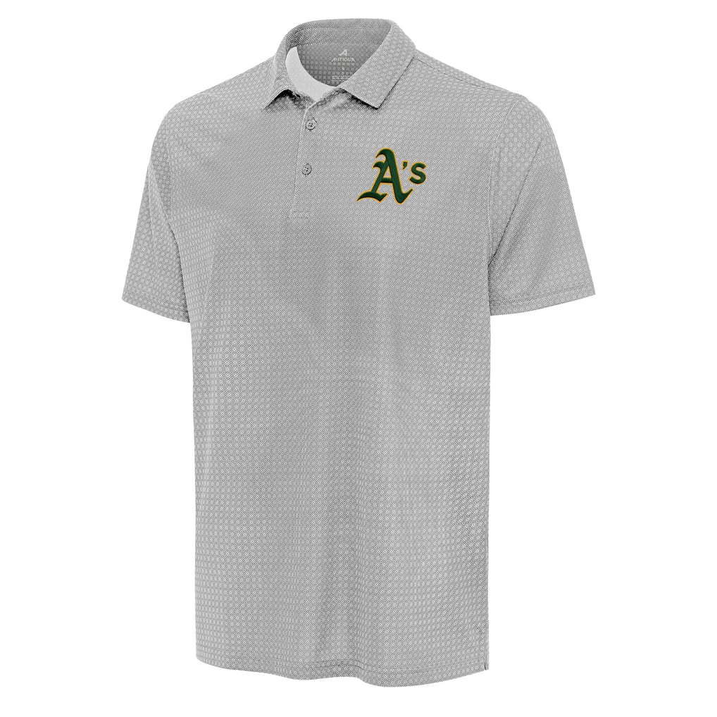 Athletics Antigua Mosaic Polo - Gray