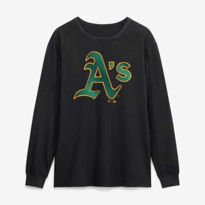 Athletics  Forged Mascot Long Sleeve T-Shirt - Black
