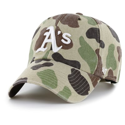 Athletics Carhartt x '47 Duck Clean Up Adjustable Hat - Camo