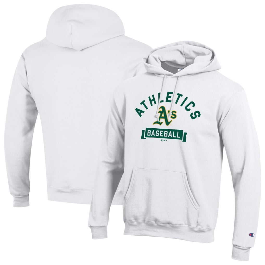 Athletics Champion Eco Powerblend Hoodie - White