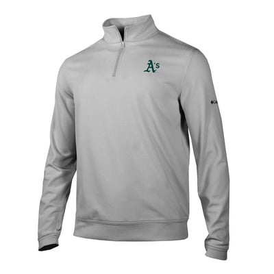 Athletics Columbia Grainline Quarter-Zip Pullover - Gray