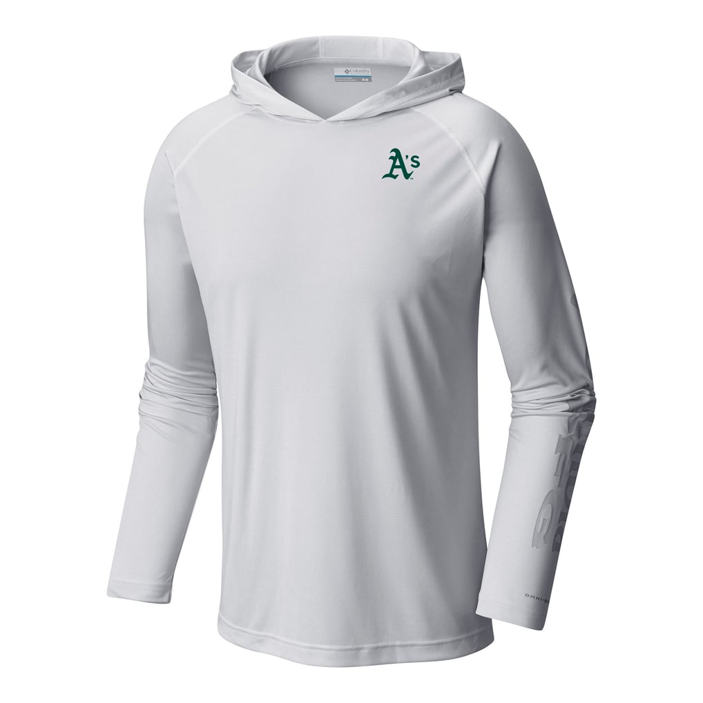  Athletics Columbia Terminal Tackle Omni-Shade Pullover Hoodie - White
