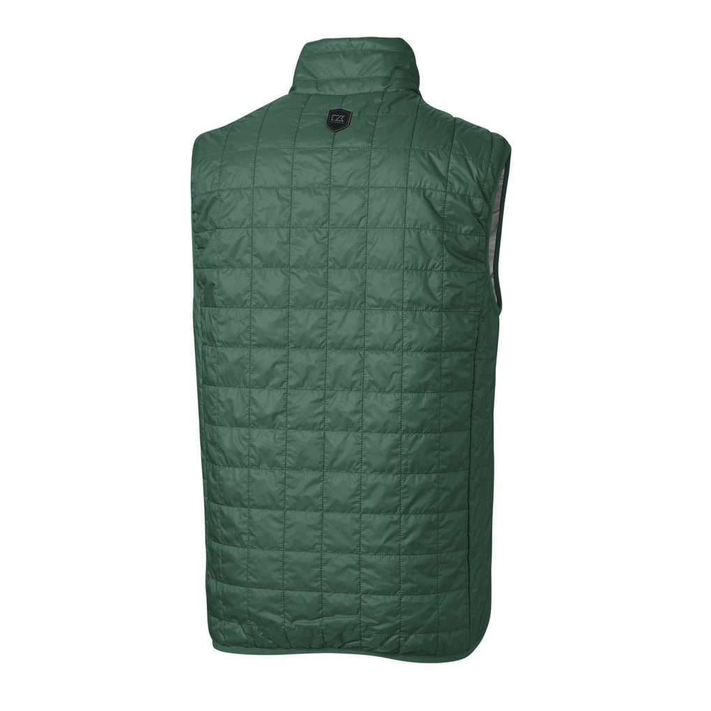 Athletics Cutter & Buck Rainier Full-Zip Puffer Vest - Green
