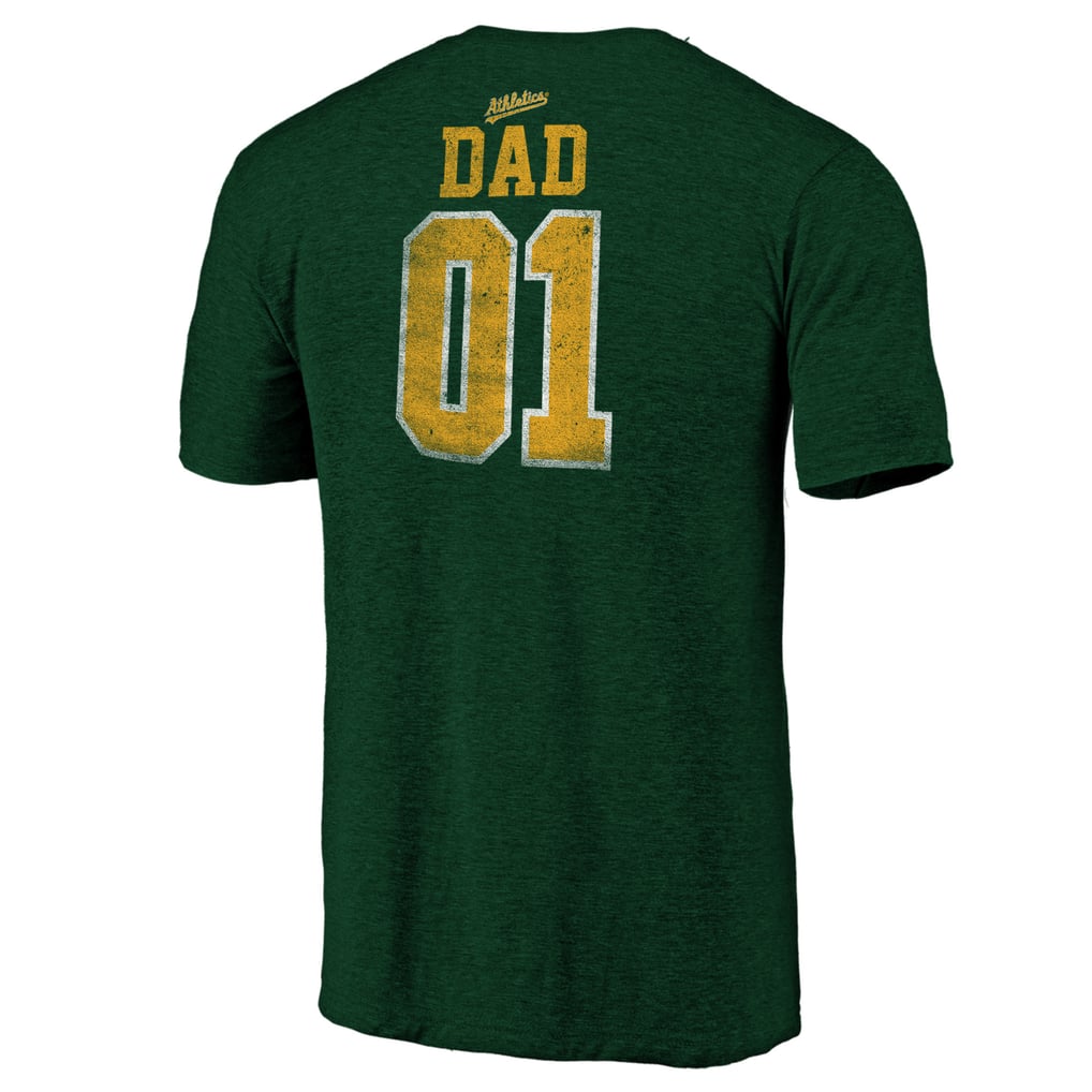 Athletics Father's Day Greatest Dad Tri-Blend T-Shirt - Green