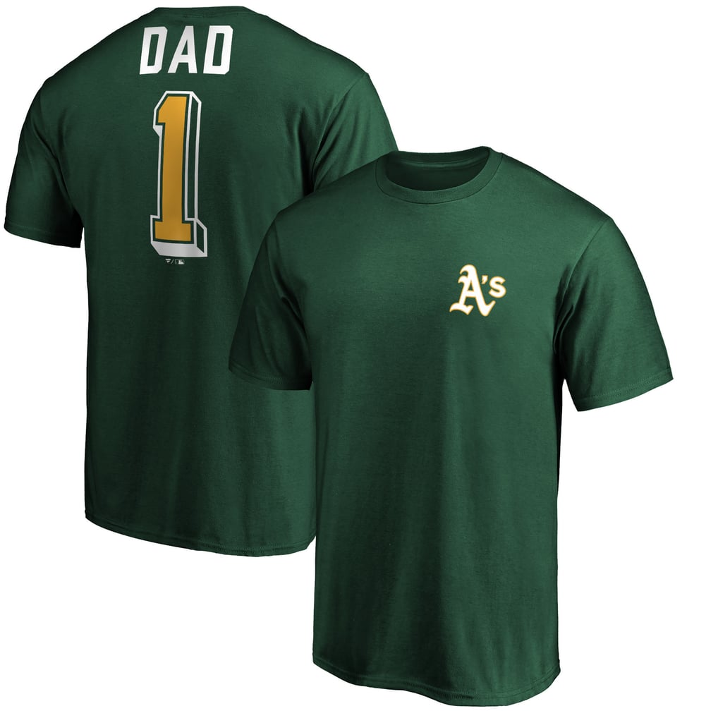 Athletics Number One Dad T-Shirt - Green