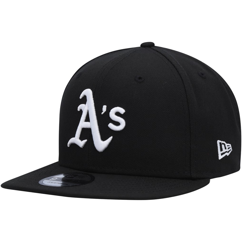 Newra Men's Athletics New Era Black Team 9FIFTY Snapback Hat
