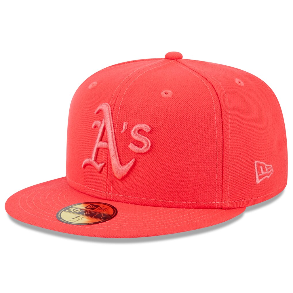 Athletics New Era 2023 Spring Color Basic 59FIFTY Fitted Hat - Red