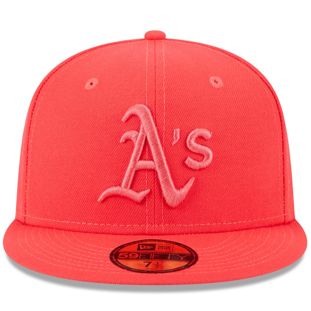 Athletics New Era 2023 Spring Color Basic 59FIFTY Fitted Hat - Red