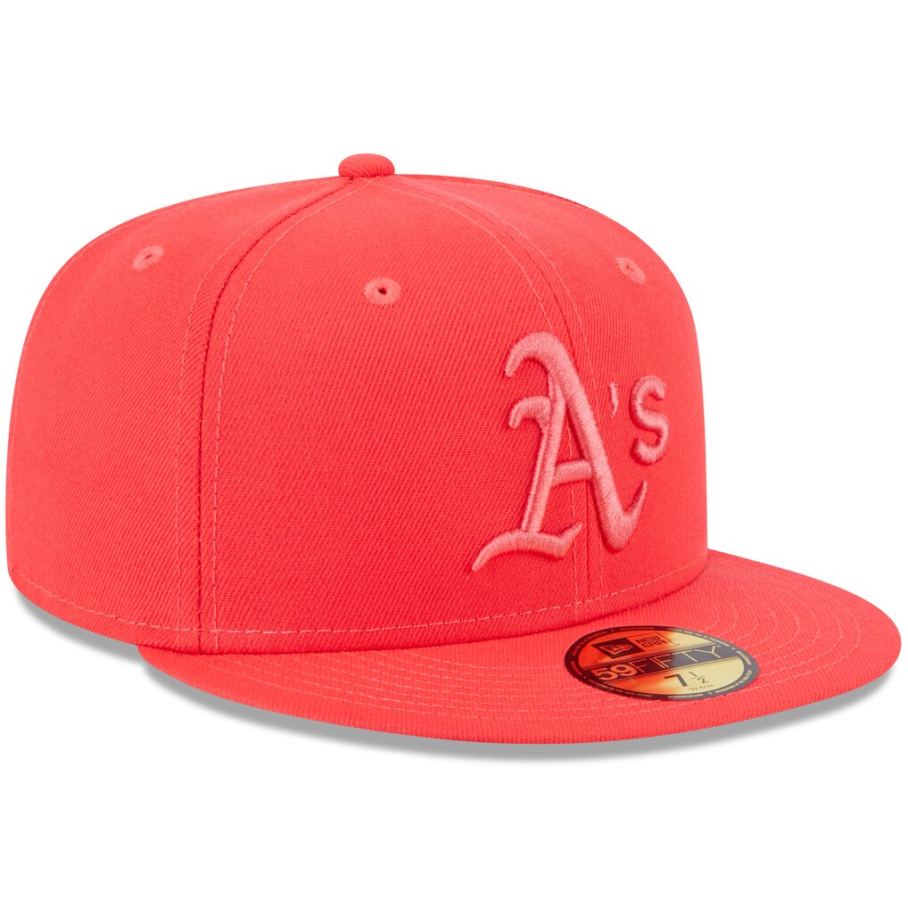 Athletics New Era 2023 Spring Color Basic 59FIFTY Fitted Hat - Red