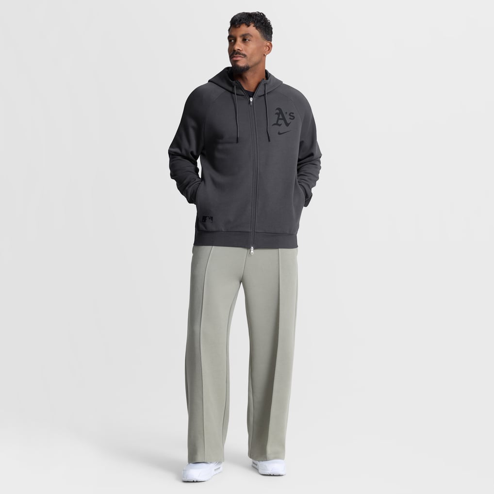 Athletics Nike Authentic Collection Player Raglan Dri-FIT Full-Zip Hoodie - Anthracite