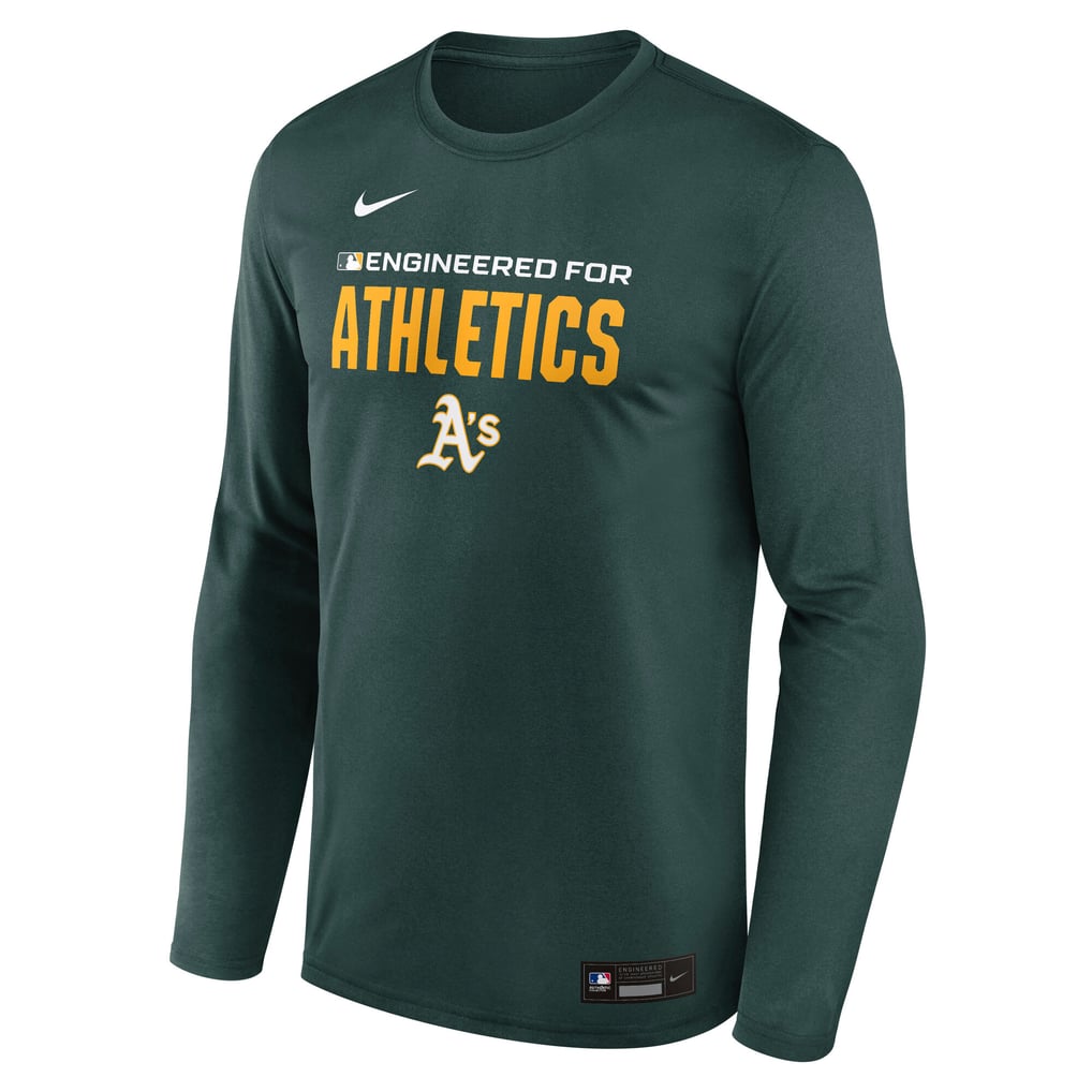 Athletics Nike Authentic Collection Legend Dri-FIT Long Sleeve T-Shirt - Green