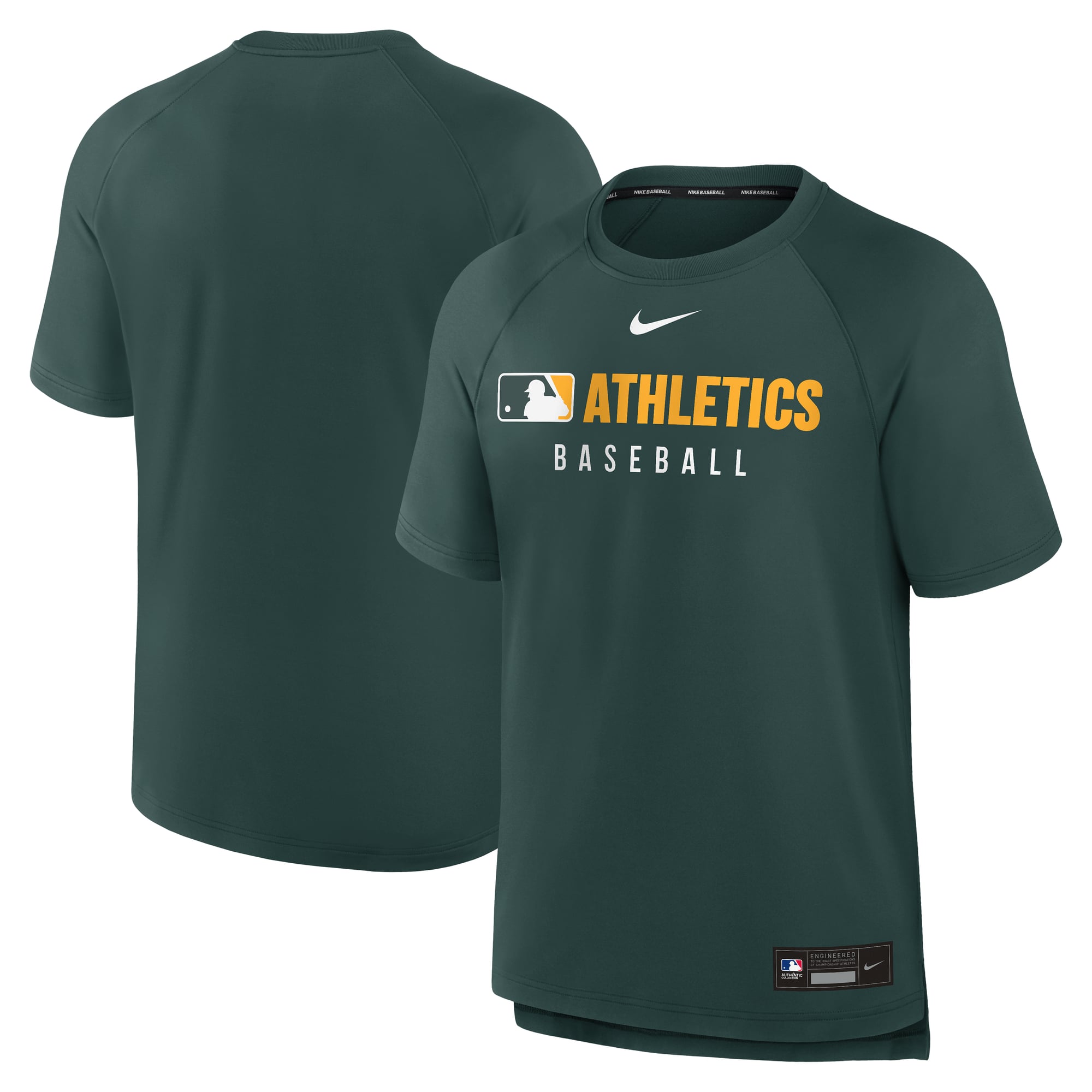 Athletics Nike Authentic Collection Pregame Raglan Dri-FIT T-Shirt 