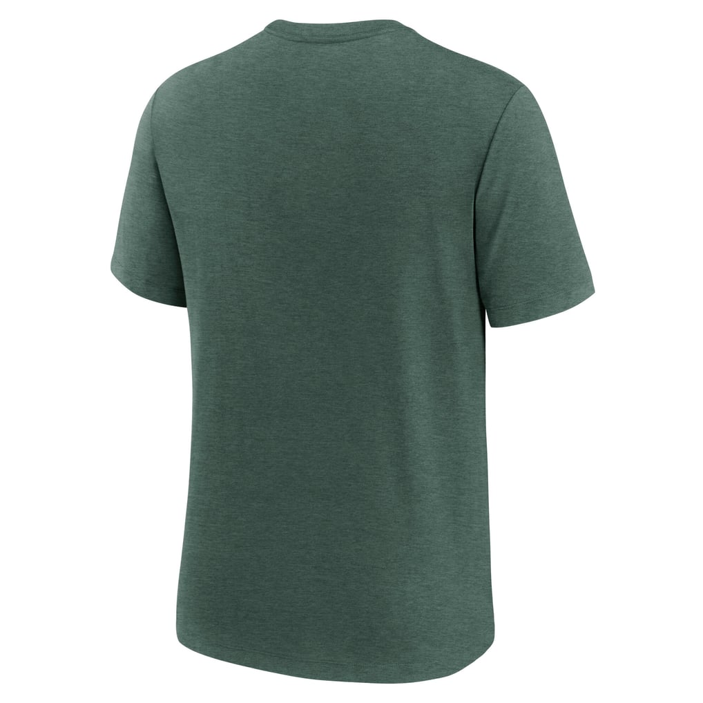 Athletics Nike Logo Tri-Blend T-Shirt - Heather Green