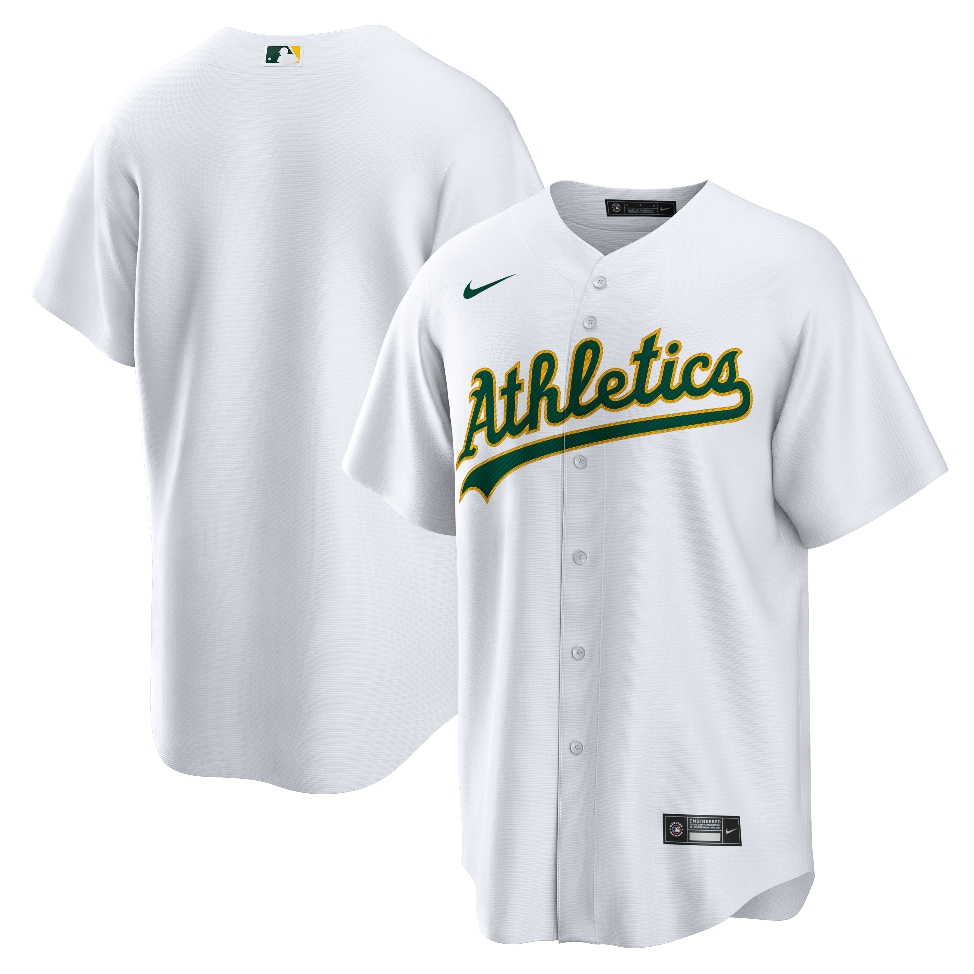 Athletics Home Big & Tall Replica Jersey White