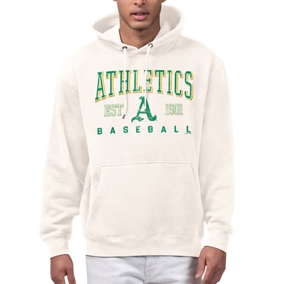  Athletics Starter Established Logo Fleece Hoodie - Cream