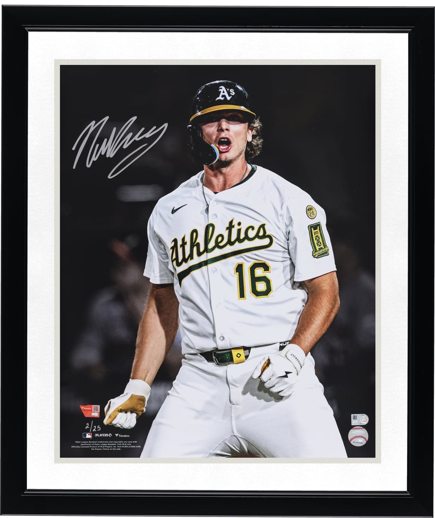 Nick Kurtz Athletics Autographed Fanatics Authentic 16