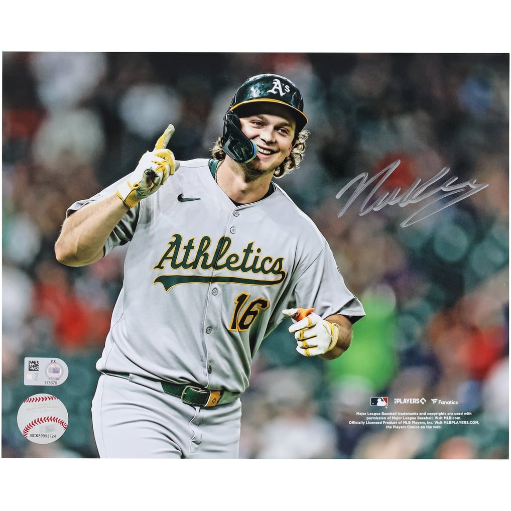 Nick Kurtz Athletics Autographed Fanatics Authentic 8" x 10" 4-Home Run Game Photograph