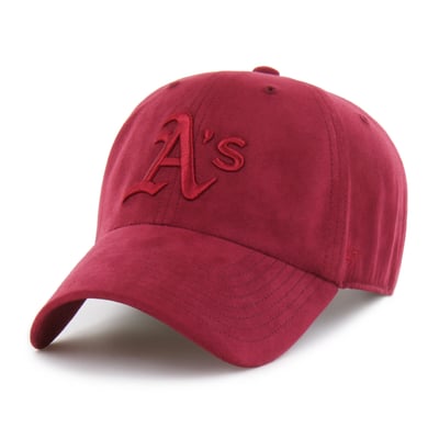 Athletics '47 Unisex Fall Feelings Ballpark Suede Clean Up Hat - Red
