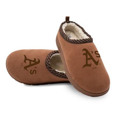 Athletics ISlide Unisex Tonal Logo Mission Slippers - Tan
