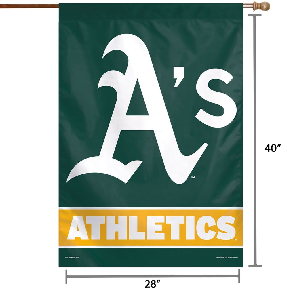Athletics WinCraft 28" x 40" Wordmark House Flag