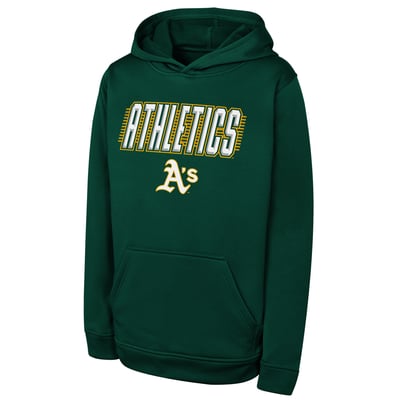 Athletics Outerstuff Youth Sack Party Performance Hoodie - Green