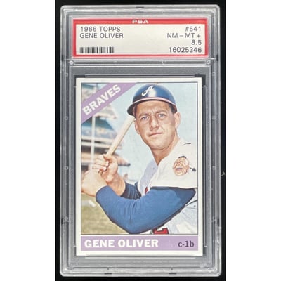 1966 Topps #541 Gene Oliver SP PSA 8.5